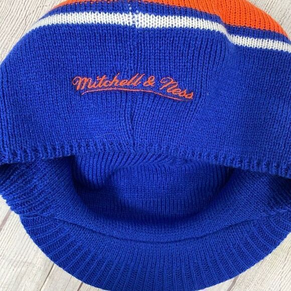 Mitchell & Ness Cleveland cavaliers vintage brim beanie blue & orange - Picture 5 of 7